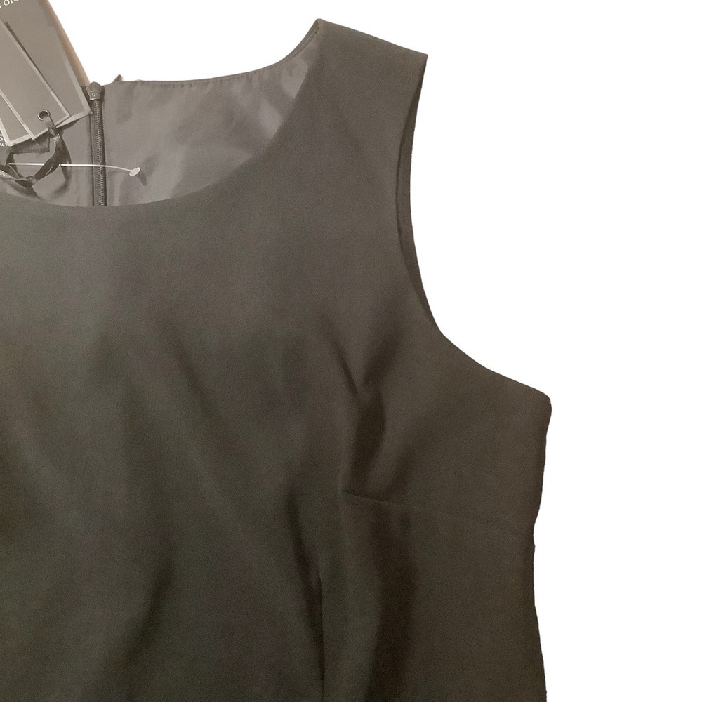 MARIO SERRANI CLASSIC MIDI SLEEVELESS BLACK DRESS/ NWT/ Size 8 - Picture 4 of 9